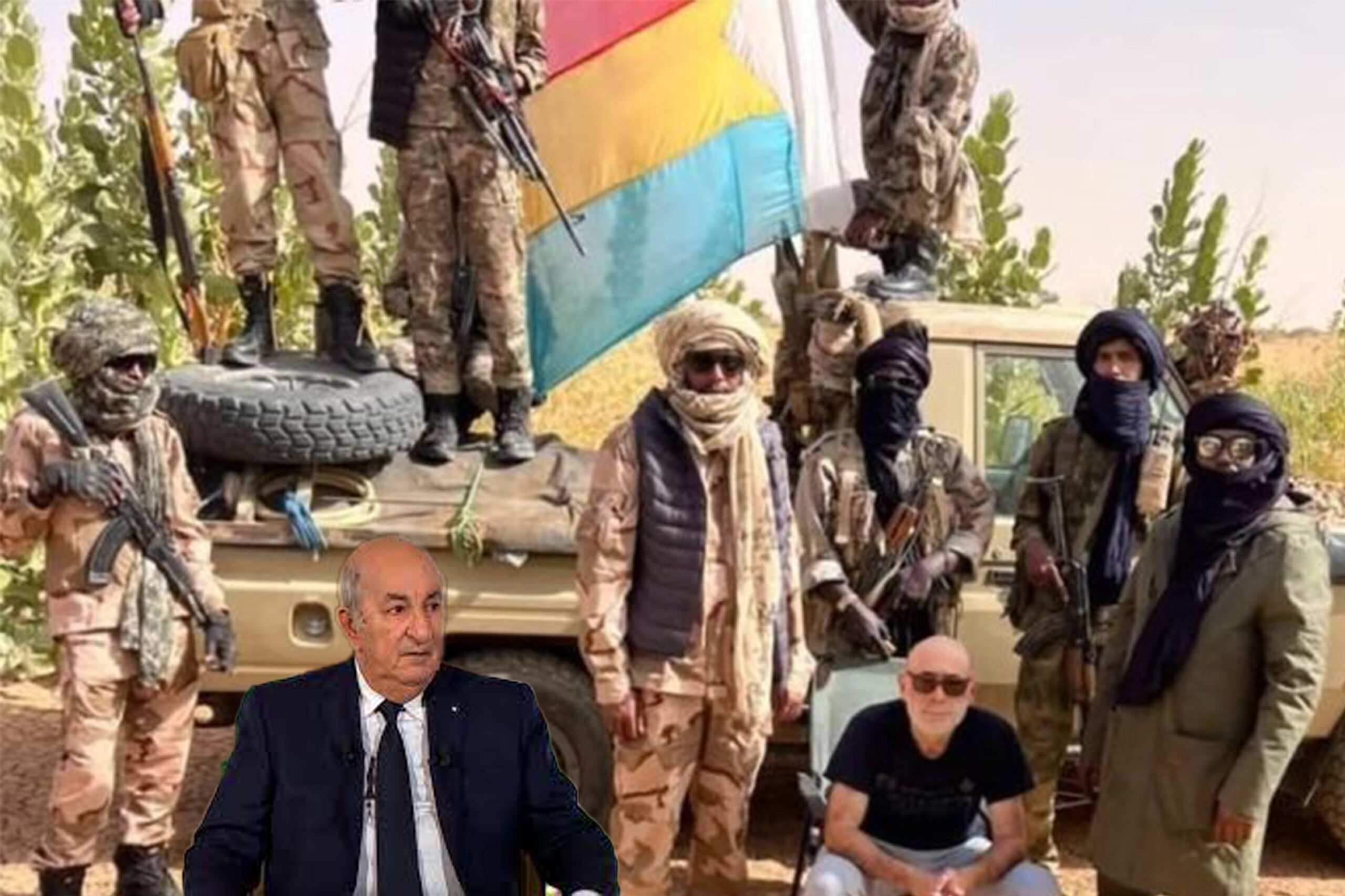 تبون يدعي أن الجزائر تمكنت من تحرير رهينة إسباني.. وبيان جبهة تحرير أزواد يثبت العكس