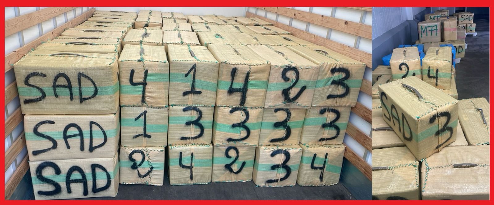 طنجة.. إحباط عملية تهريب مايزيد عن خمسة أطنان ونصف من مخدر الشيرا