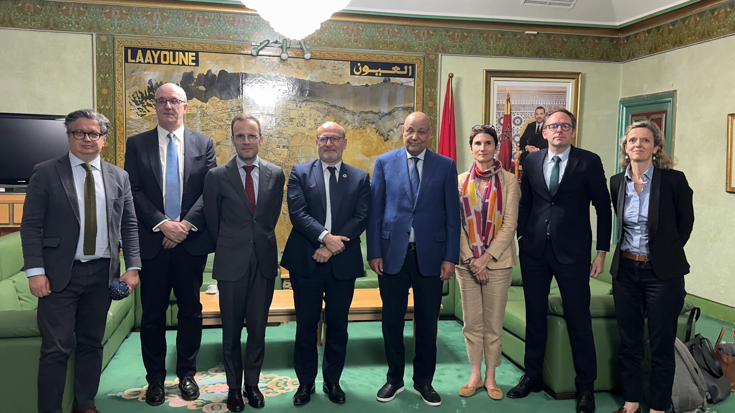 رئيس جماعة العيون يستقبل المدير العام للوكالة الفرنسية للتنمية