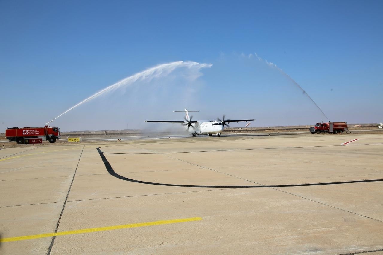 السمارة على خريطة النّقل الجوّي الوطني بأوّل خط إلى الدار البيضاء