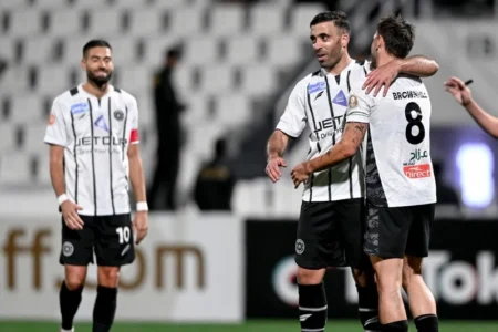 سداسية تاريخية لـعبد الرزاق حمد الله تقود الشباب السعودي لنصف نهائي دوري أبطال الخليج للأندية