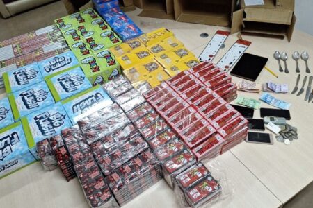 شرطة الجديدة توقف شخصين بحوزتهما 27 ألف وحدة من المفرقعات والشهب النارية المهربة