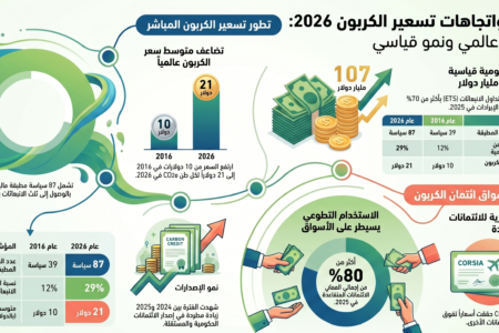 تسعير الكربون في عام 2026: تحولات عالمية وطموحات مغربية